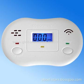 Hush Function Carbon Monoxide Detector with LCD Display EN50291